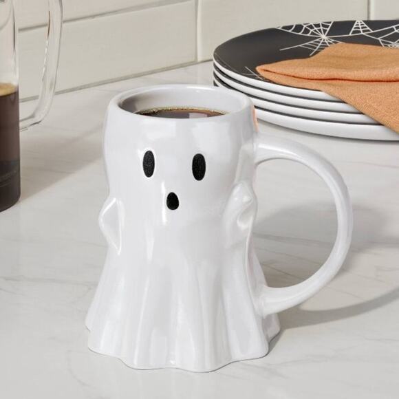 Hyde and Eek Other - NWT Ghost Figural Halloween Mug 16 oz Hyde and Eek